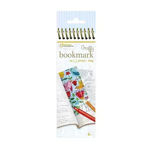 Zakładki do książek Graffy Bookmark - Mandala - Kwiaty
