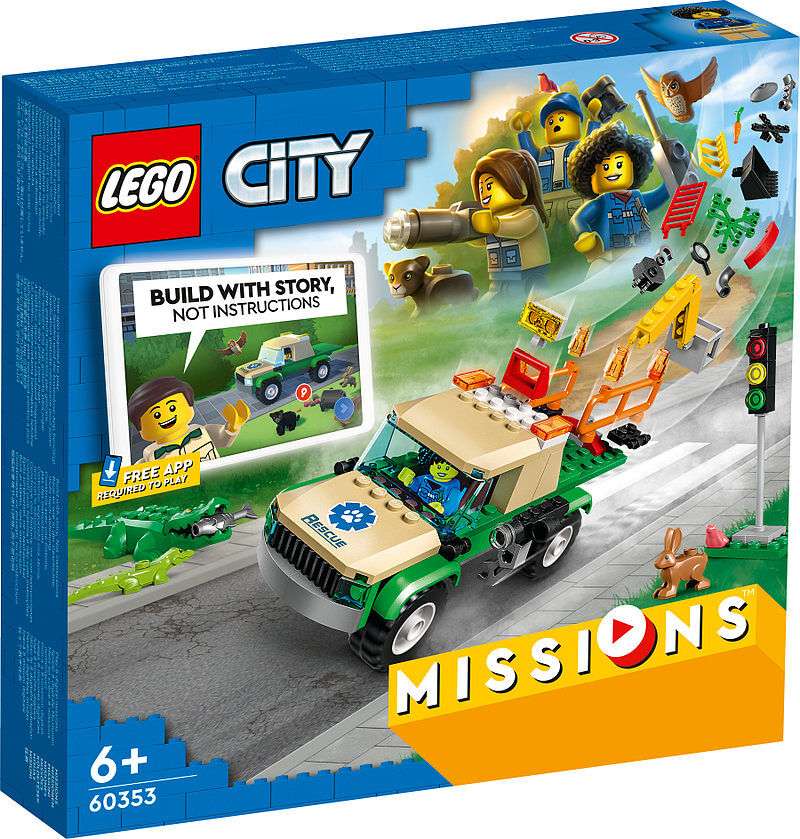 Lego city misje ratowania dzikich zwierząt 60353