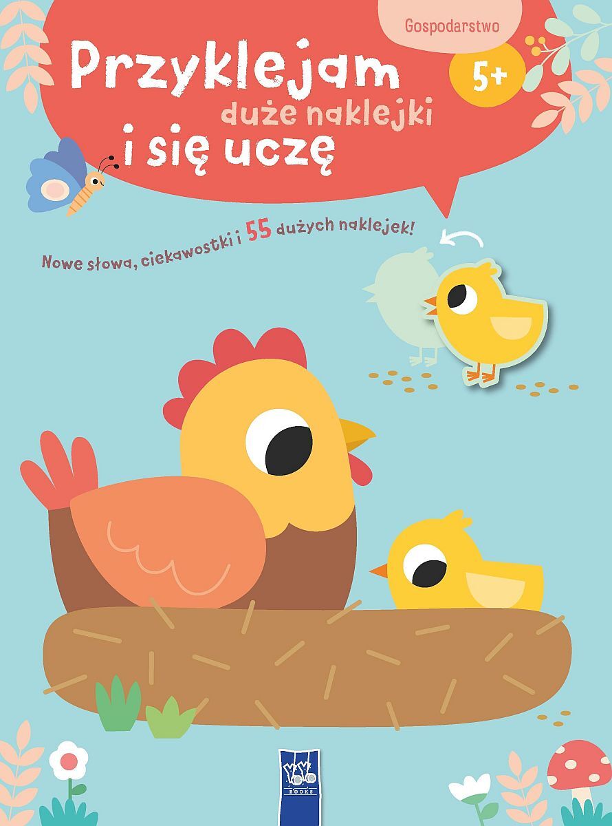 Przyklejam duże naklejki i się uczę. Gospodarstwo