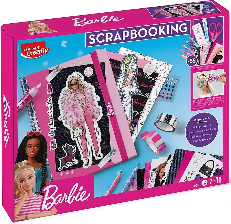 Zestaw do scrapbookingu barbie creativ