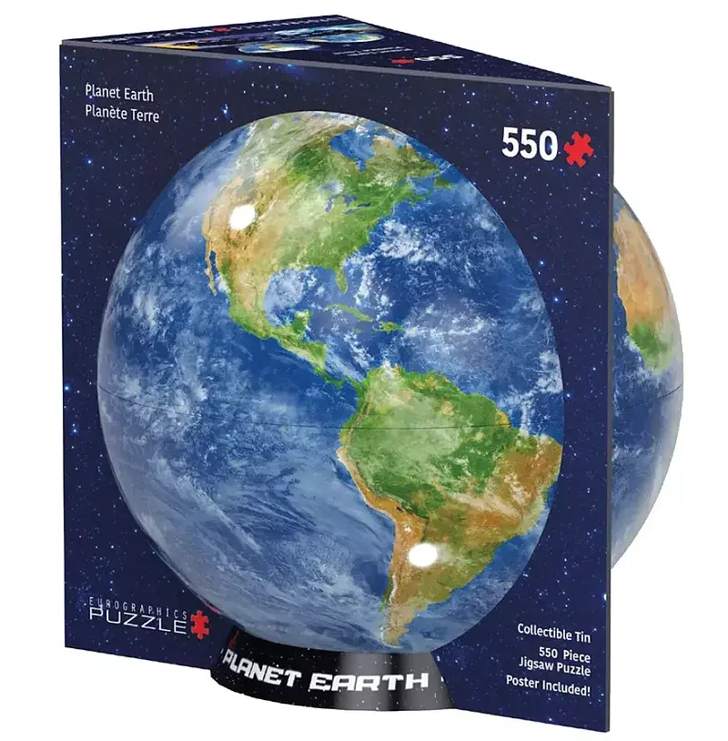 Puzzle 550 tin planet earth 8551-5862