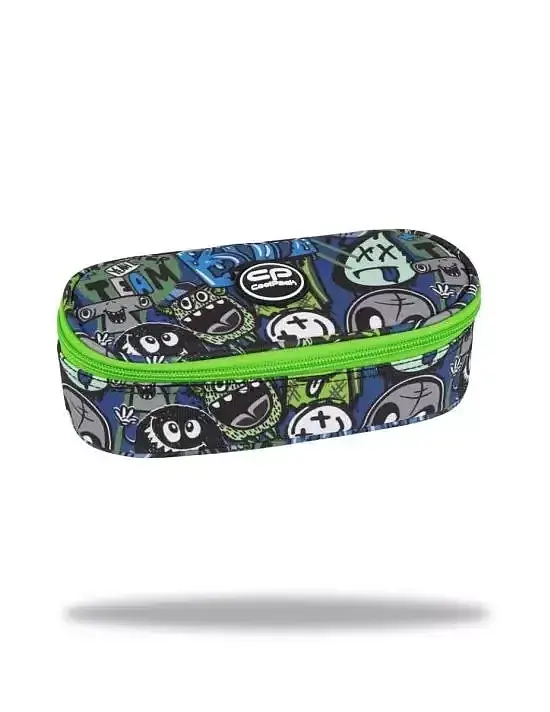 Piórnik owalny coolpack campus monster team