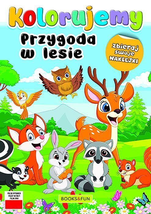 Przygoda w lesie. Kolorujemy