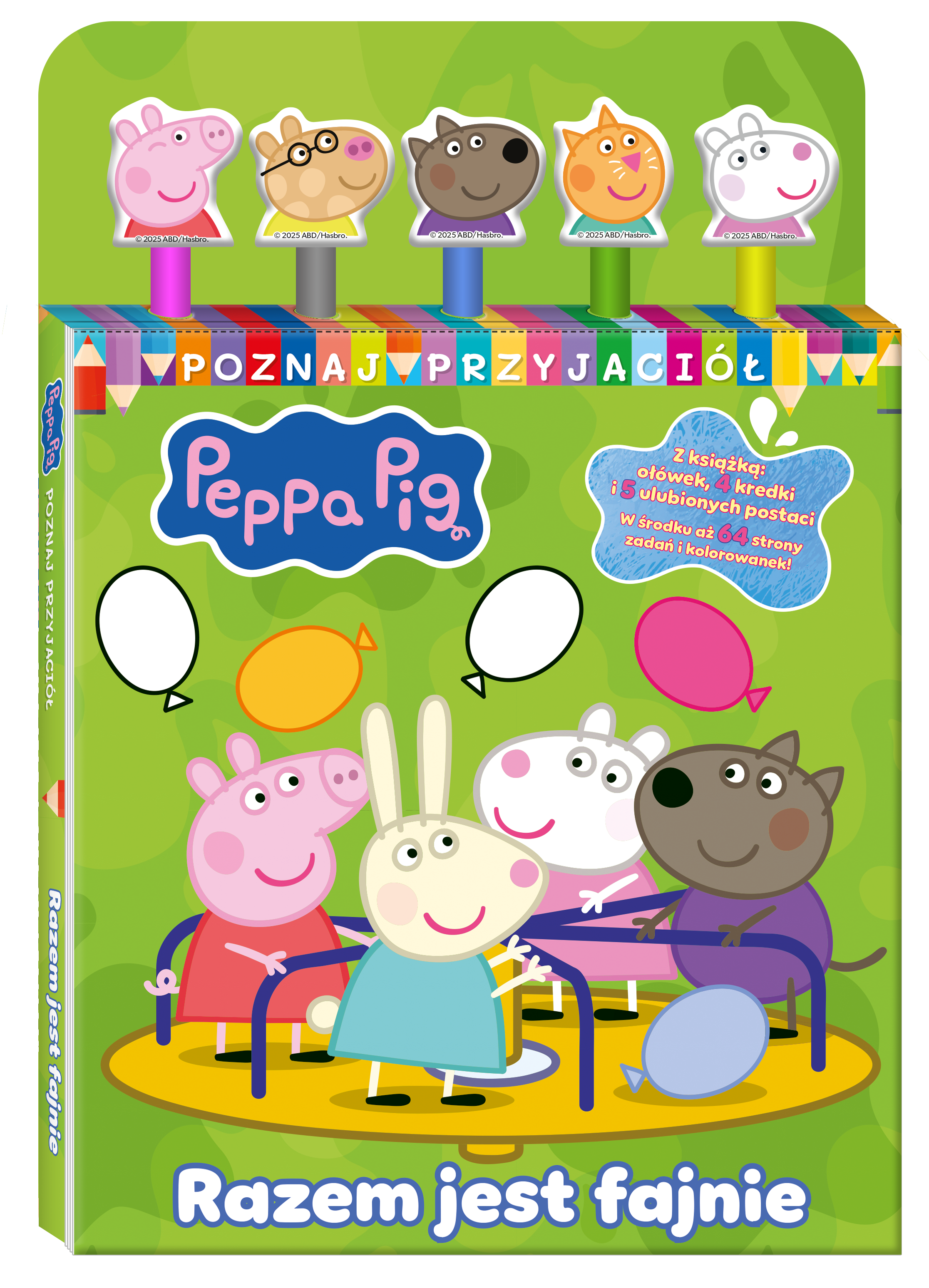 Peppa Pig. Poznaj przyjaciół. Razem jest fajnie