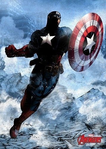 Plakat Captain America - Marvel Dark Edition 105 M