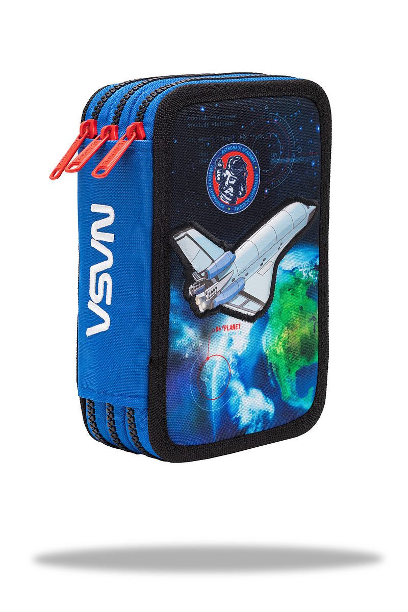 Piórnik 3-komorowy z wyposażeniem coolpack jumper 3 nasa