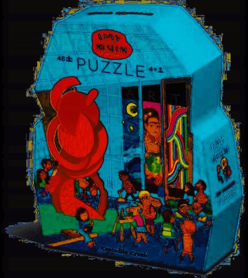 Puzzle 48 Dzień w muzeum Sztuka
