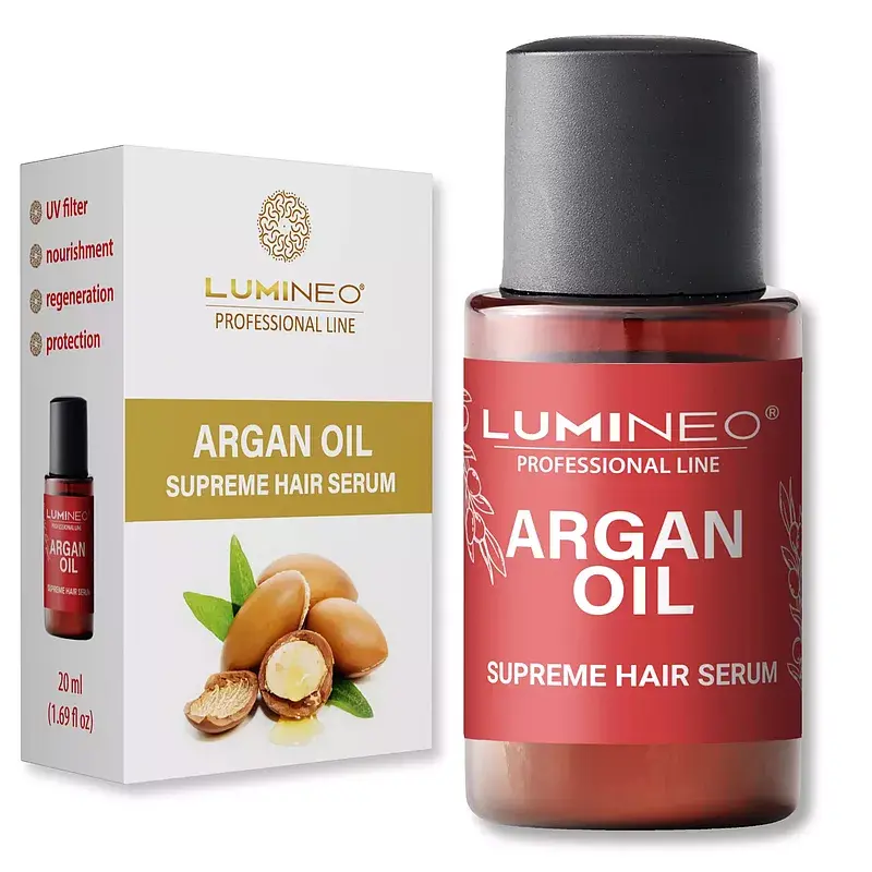 Serum do włosów z olejkiem arganowym lumineo 20ml