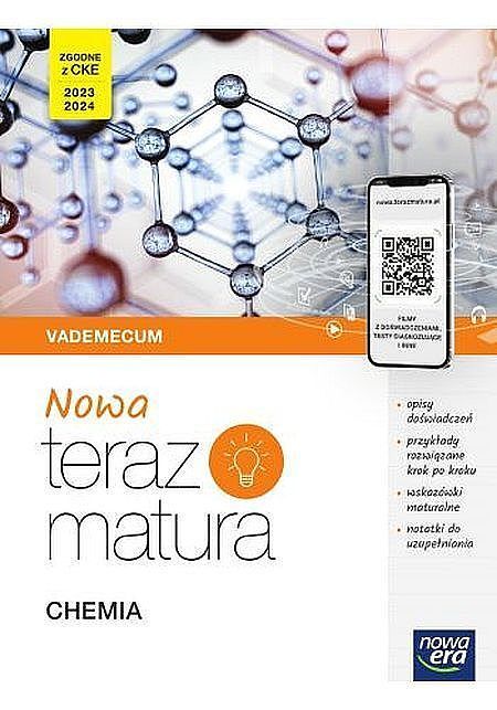 Nowa teraz matura 2023 chemia vademecum z cyfrowym wspomaganiem nauki poziom rozszerzony