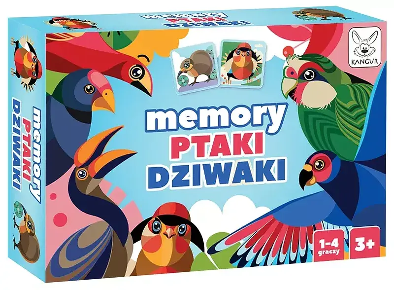 Gra memory ptaki dziwaki