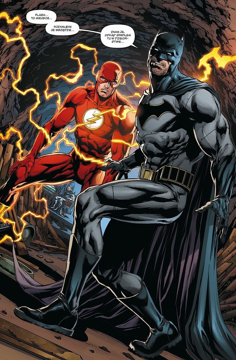 Odrodzenie - Batman / Flash - 01 - Przypinka (okładka z Batmanem)