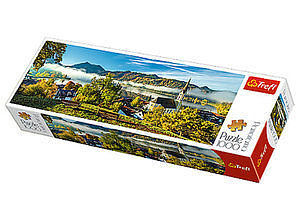 Puzzle 1000 Panorama Nad jeziorem Schliersee