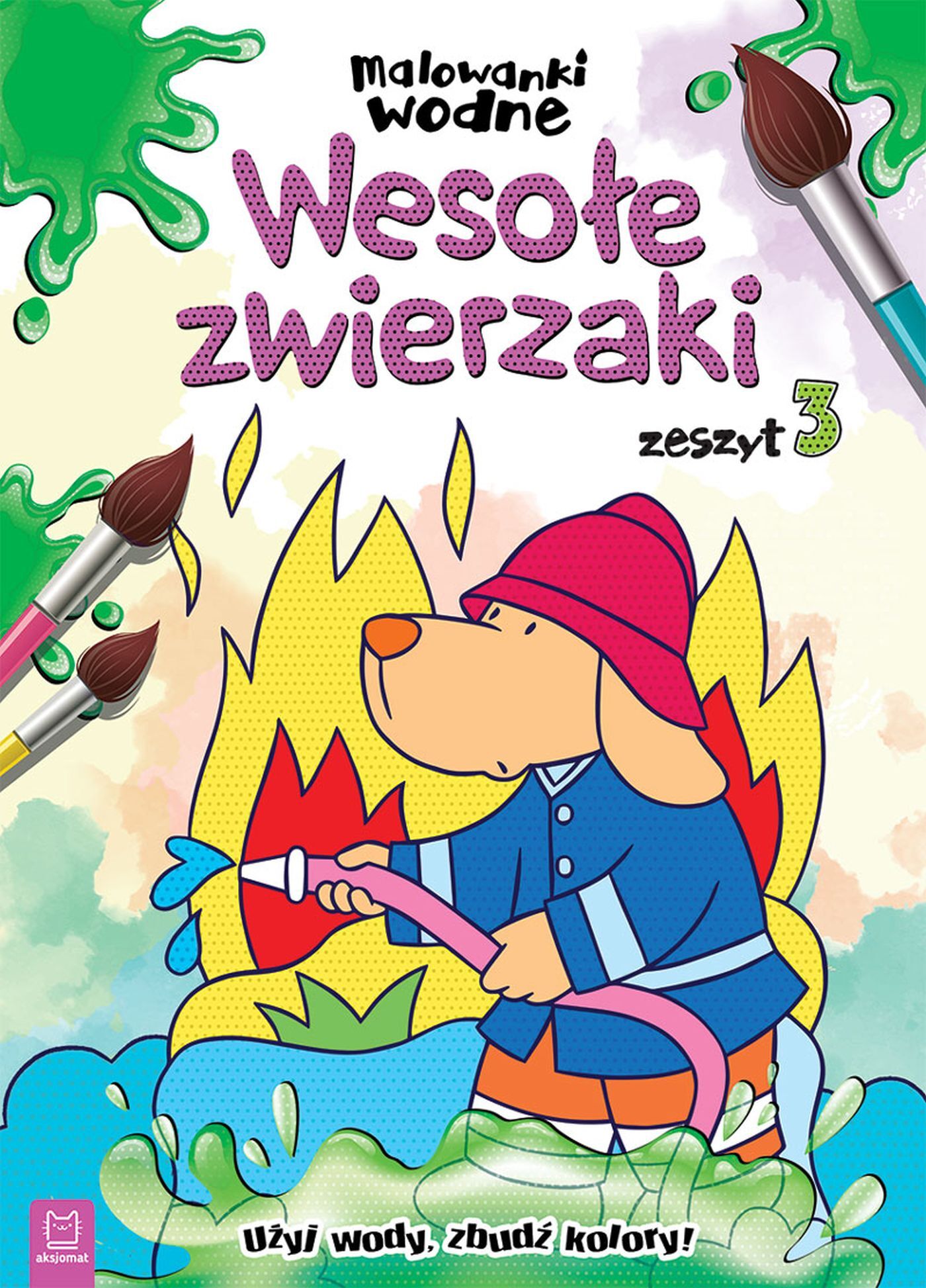 Malowanki wodne. Wesołe zwierzaki z. 3