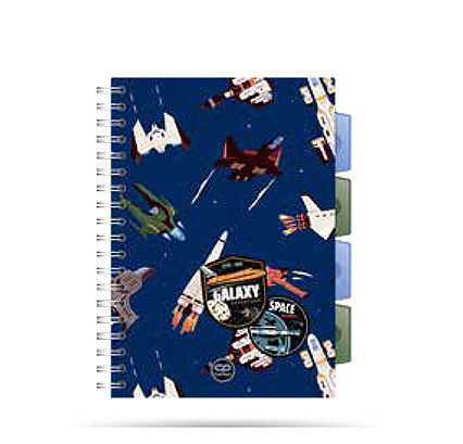 Kołozeszyt a5 100k kratka pp coolpack space adventure