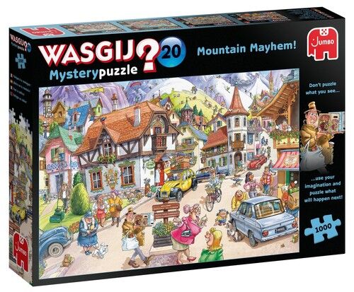 Puzzle 1000 Wasgij Mystery 20 Chaos w górskim kurorcie