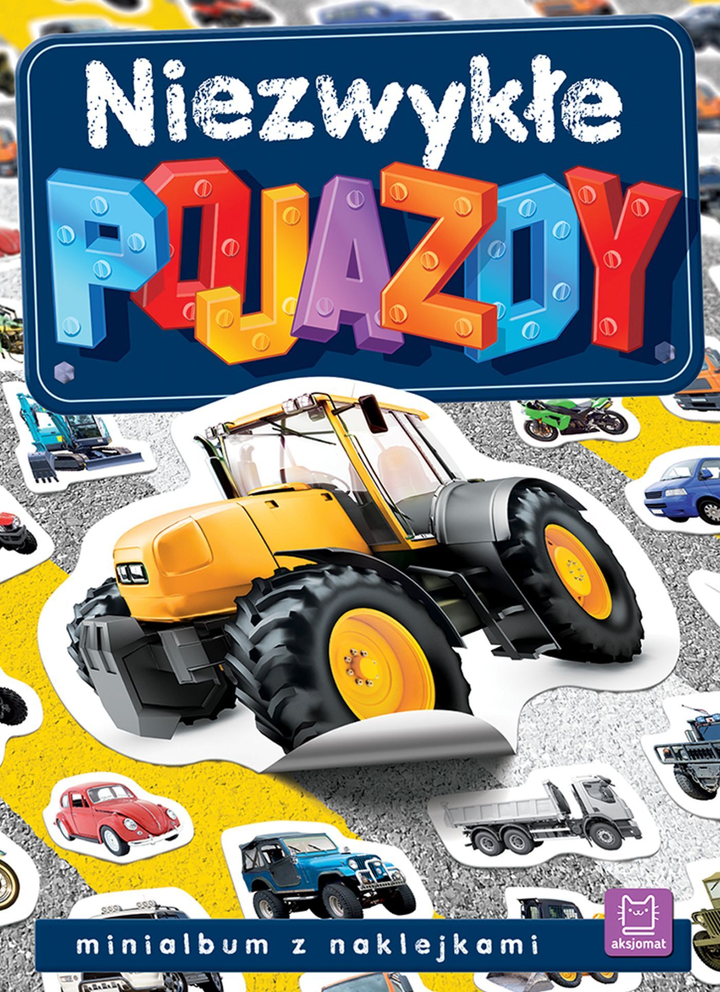 Minialbum z naklejkami. Niezwykłe pojazdy. Wydanie II