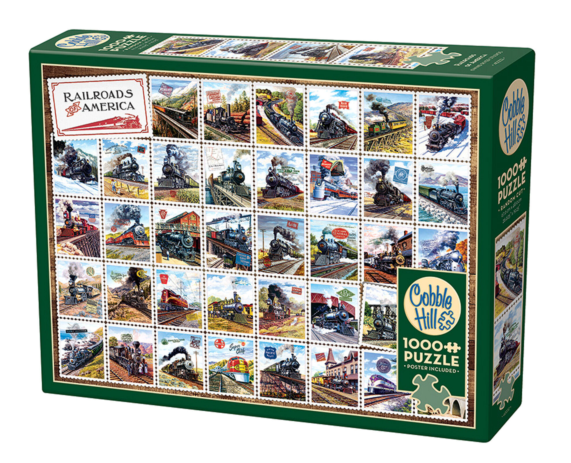 Puzzle 1000 Kolej w Stanach Zjednoczonych 112628