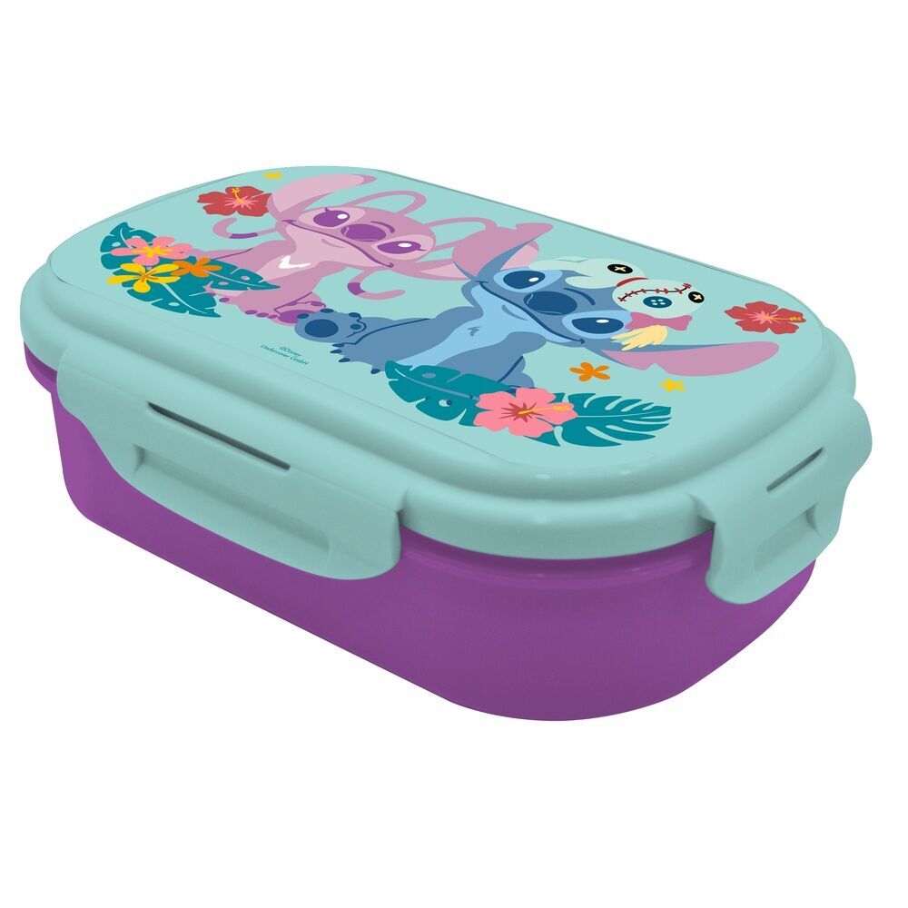 Pudełko śniadaniowe ze sztućcem Stitch ST00091