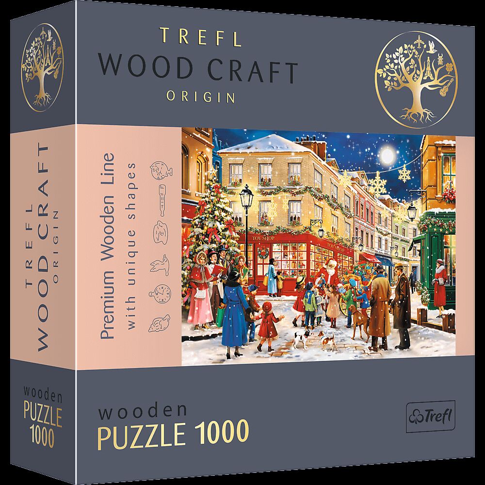 Puzzle 1000 drewniane Świąteczna aleja 20151