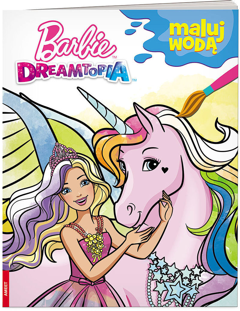 Maluj wodą barbie dreamtopia mw-1401