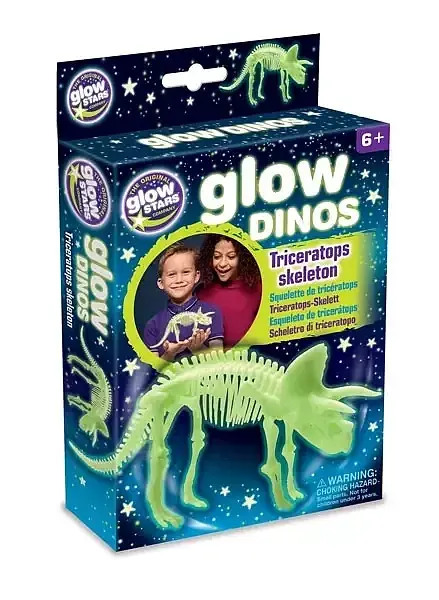Świecący w ciemności szkielet  - Triceratops