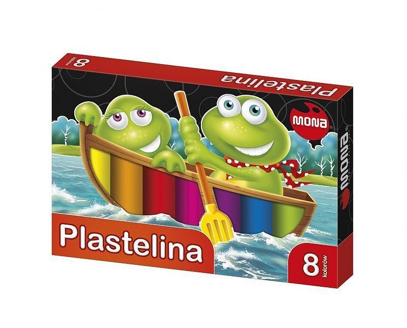 Plastelina mona 8 kolorów