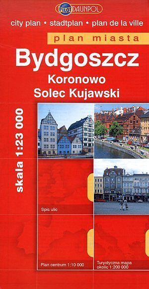 Bydgoszcz. Koronowo. Solec Kujawski. Plan miasta w skali 1:23 000