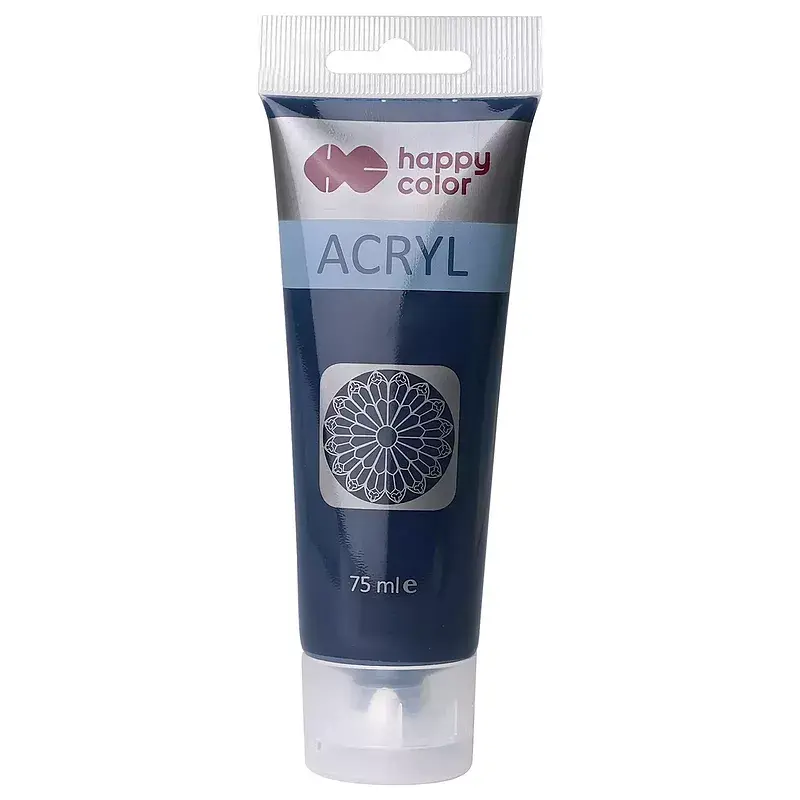 Farba akrylowa 75ml błękit pruski tubka happy color