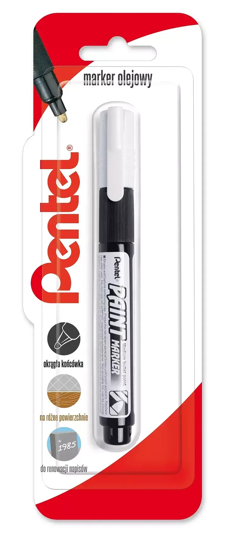 Marker olejowy mmp20 biały 1 szt