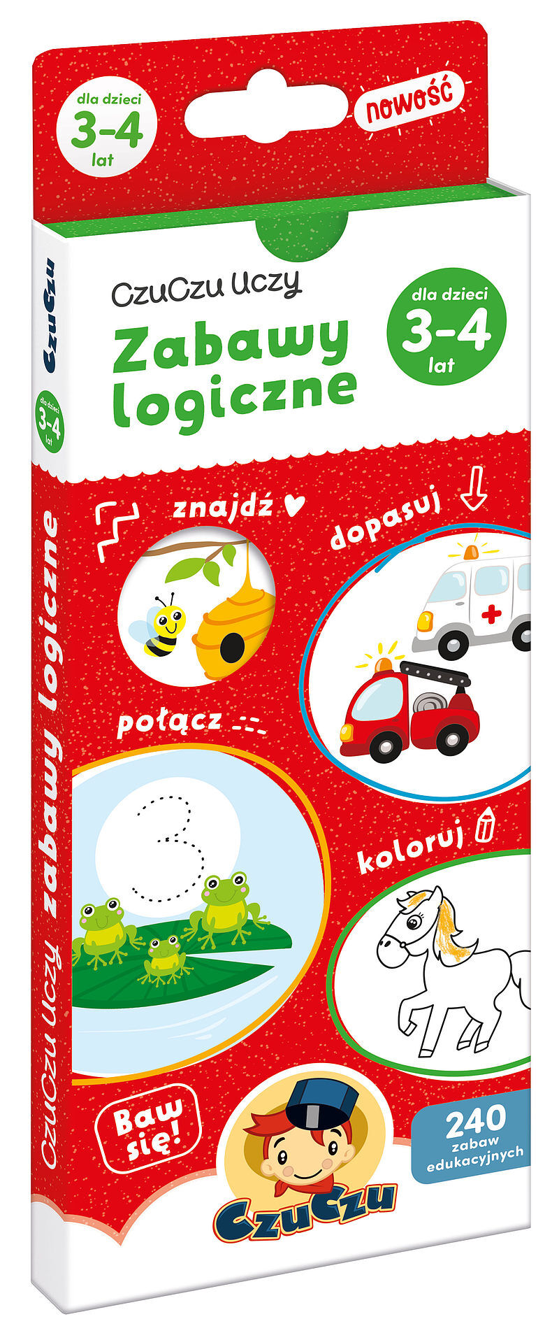 Zabawy logiczne 3-4 lat czuczu