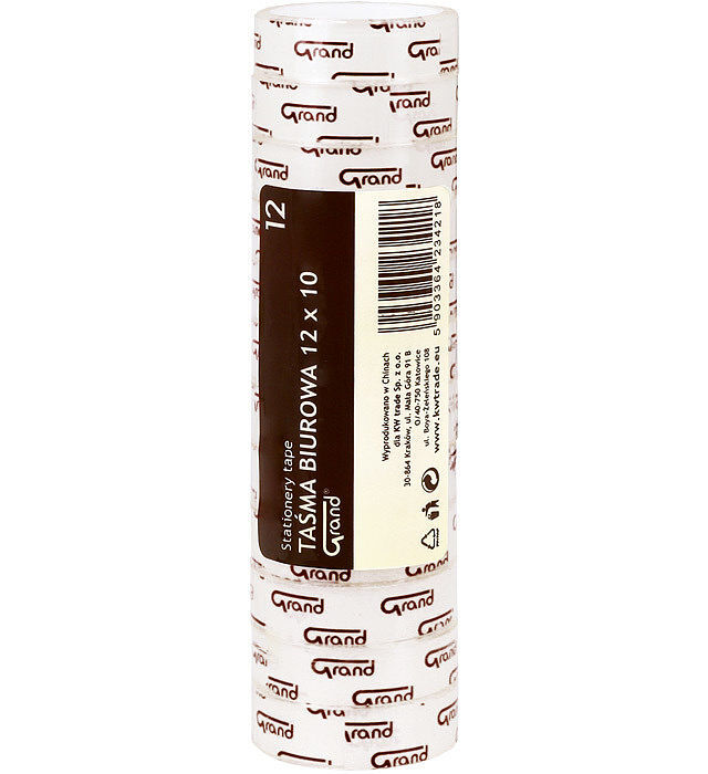 Taśma biurowa grand 12x20 1słup - 12szt
