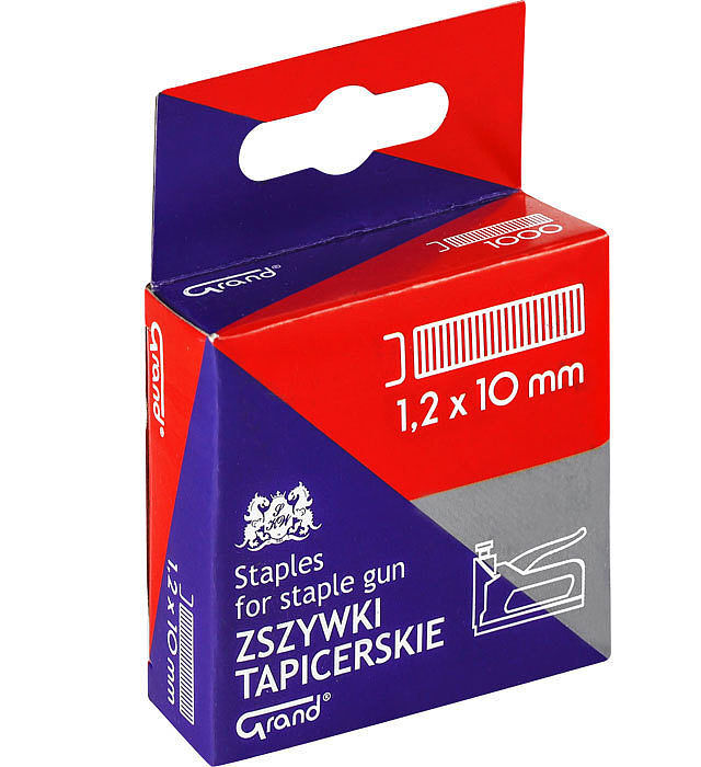 Zszywki do zszywacza tapicerskiego-takera 1,2x10 grand