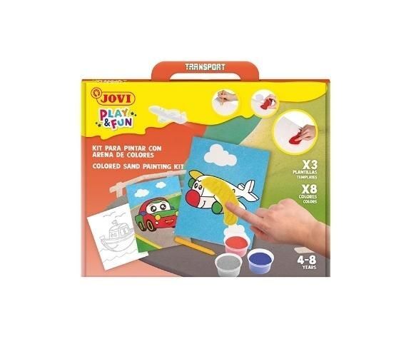 Malowanie piaskiem PLAY & FUN Pojazdy