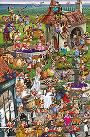 Puzzle Piatnik Ruyer Historia Wina 1000