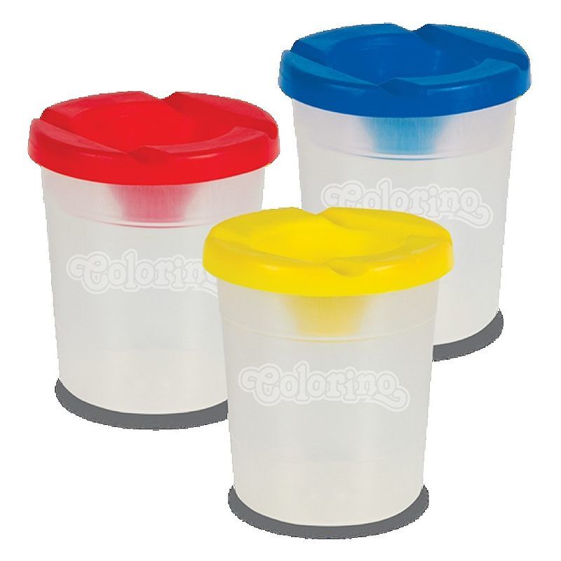 Kubek z blokadą wylania mix kolorów colorino kids 1 sztuka