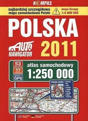 Polska 2011 atlas samochodowy 1:250 000