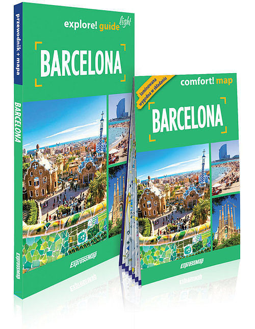 Barcelona 2w1: przewodnik light + mapa