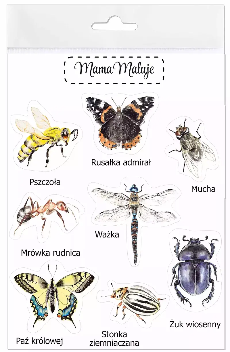 Naklejki duże owady 1