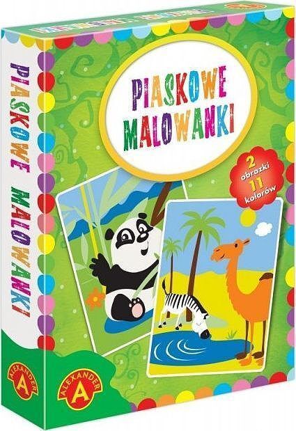 Piaskowe malowanki panda/wielbłąd