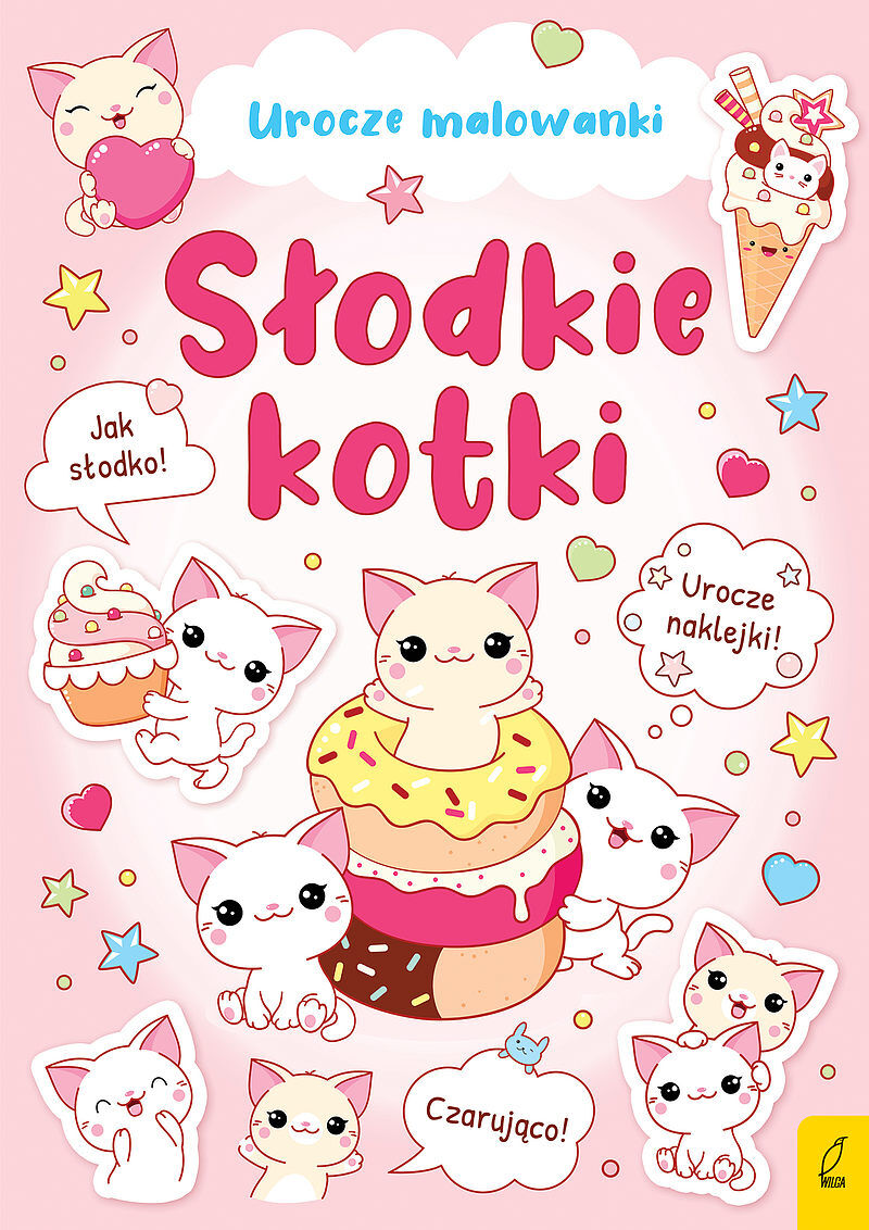 Urocze malowanki. Słodkie kotki