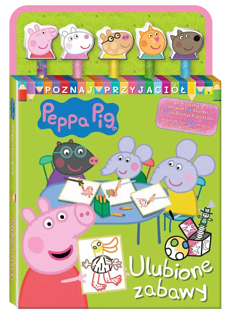 Peppa Pig. Poznaj przyjaciół cz. 1 Ulubione zabawy