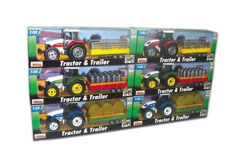 Traktor teama z przyczepą