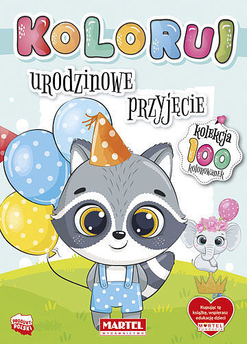 Koloruj urodzinowe przyjęcie
