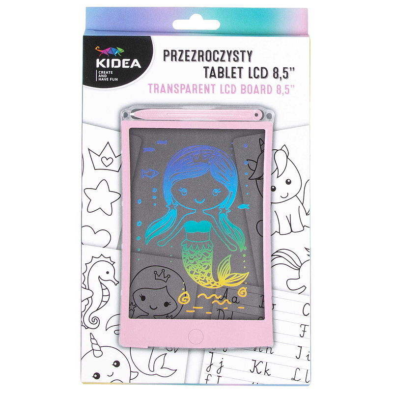 Przezroczysty tablet kidea lcd a