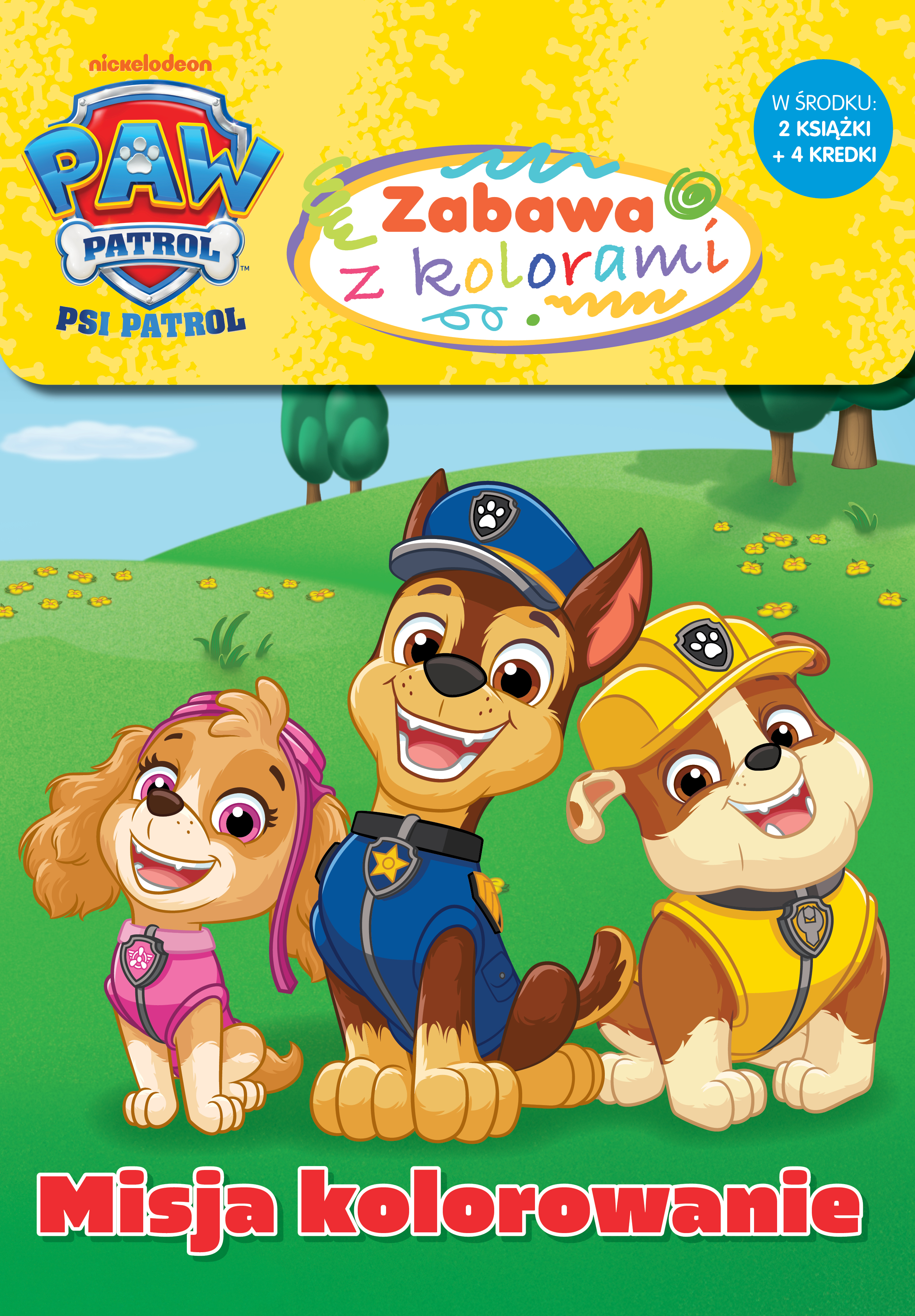 Psi Patrol. Zabawa z kolorami. Misja kolorowanie