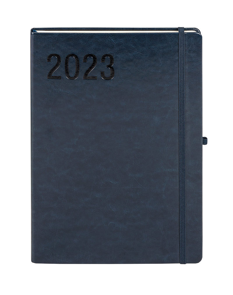 Kalendarz 2023 formalizm a4 granatowy tdw