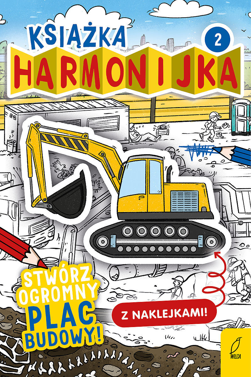 Książka harmonijka. Stwórz plac budowy cz.2