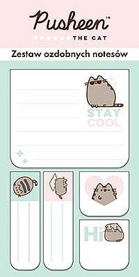 Zestaw 5 notesów ozdobnych pusheen
