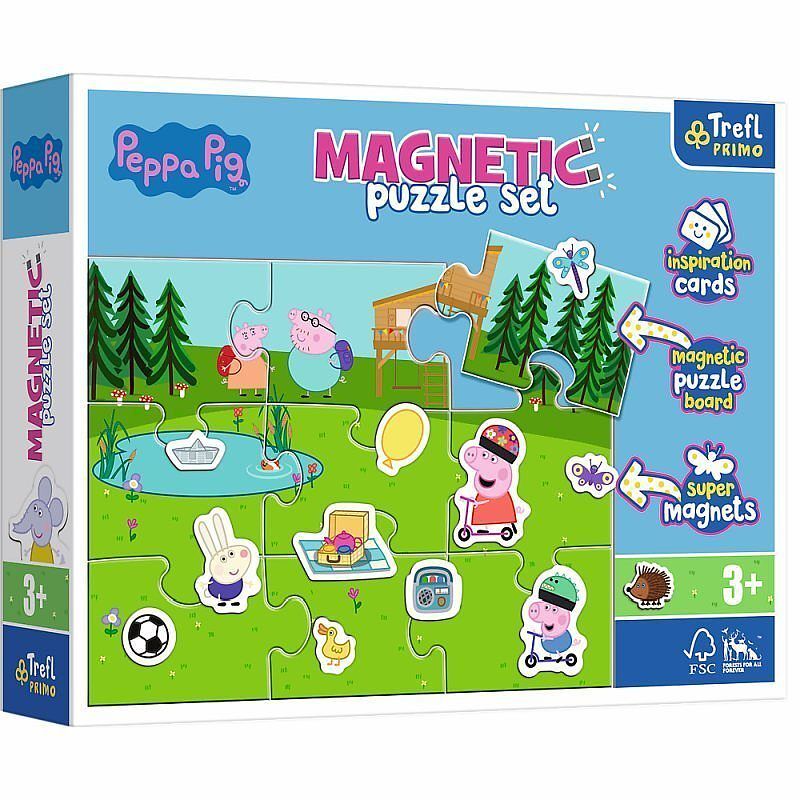 Puzzle magnetyczne zabawy peppy 93164