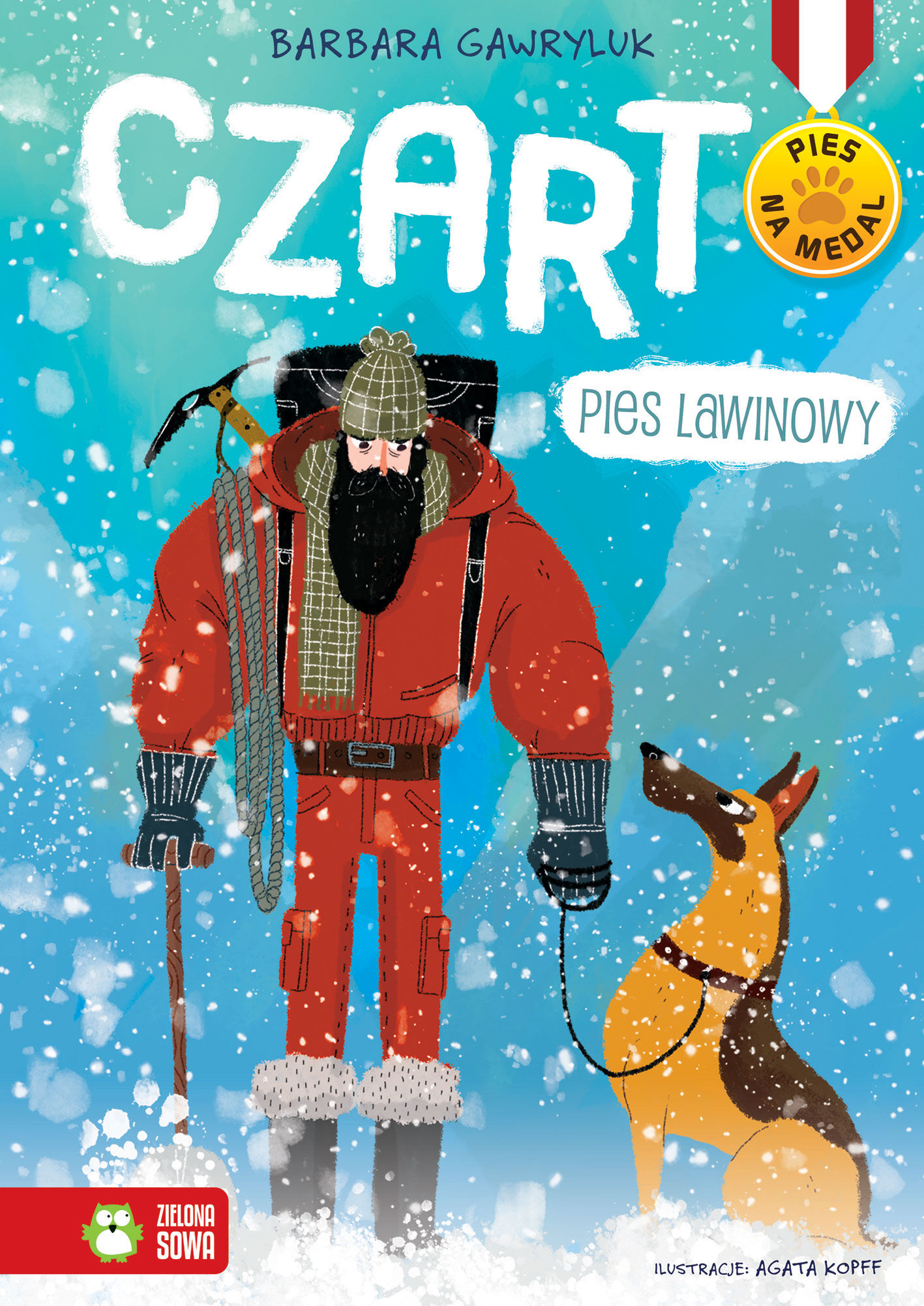 Czart pies lawinowy pies na medal
